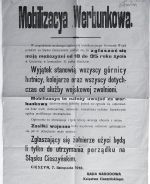 Plakat mobilizacyjny z 7 XI 1918